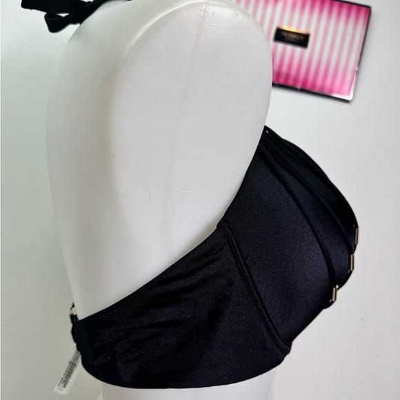 Victoria's Secret Black and Maroon Bikini Set Sz 36DD /M NWT - Picture 4 of 9